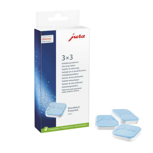 JURA 2 in 1 Ontkalkingstabletten - 3 X 3