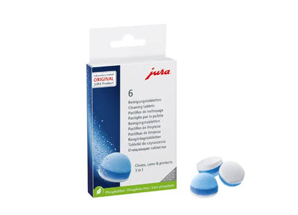 JURA 3 in 1 Reinigingstabletten - 6 Stuks