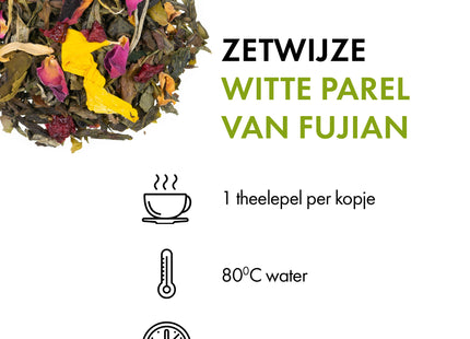 Witte Parel van Fujian - 75 gr.