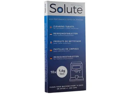 Solute Reinigingstabletten - 10 x 1,6g Ø18mm