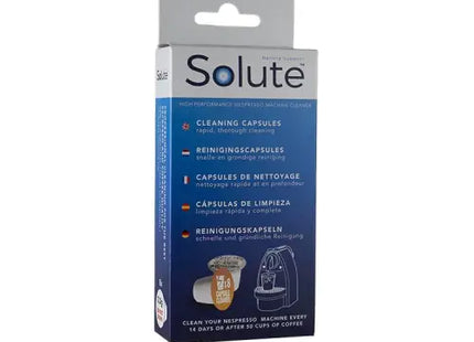 Solute Clean Taste Capsule Reinigingscapsules - Voor Nespresso & Aequinox - 8 x 2g