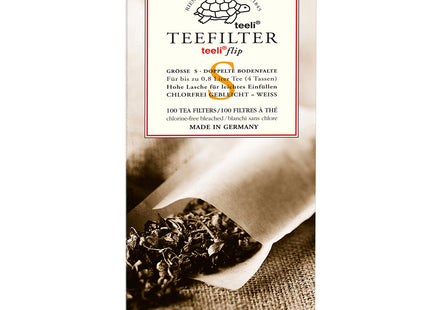 Teeli Papieren Theefilter - Maat S